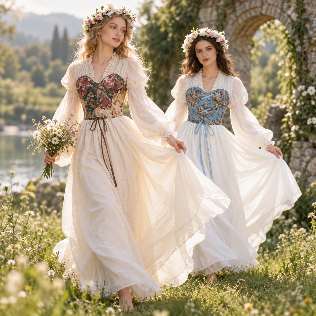 Dresses - Robe corset de style Renaissance avec