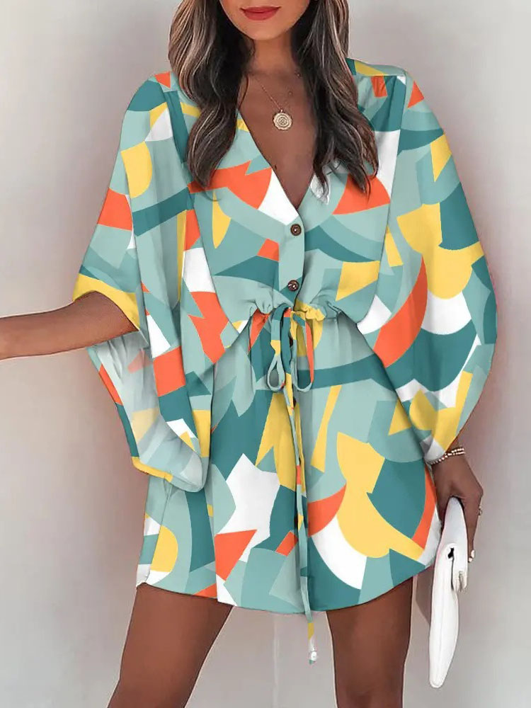 Robe d'été décontractée pour f - French Vintage Floral Midi Dress avis et prix