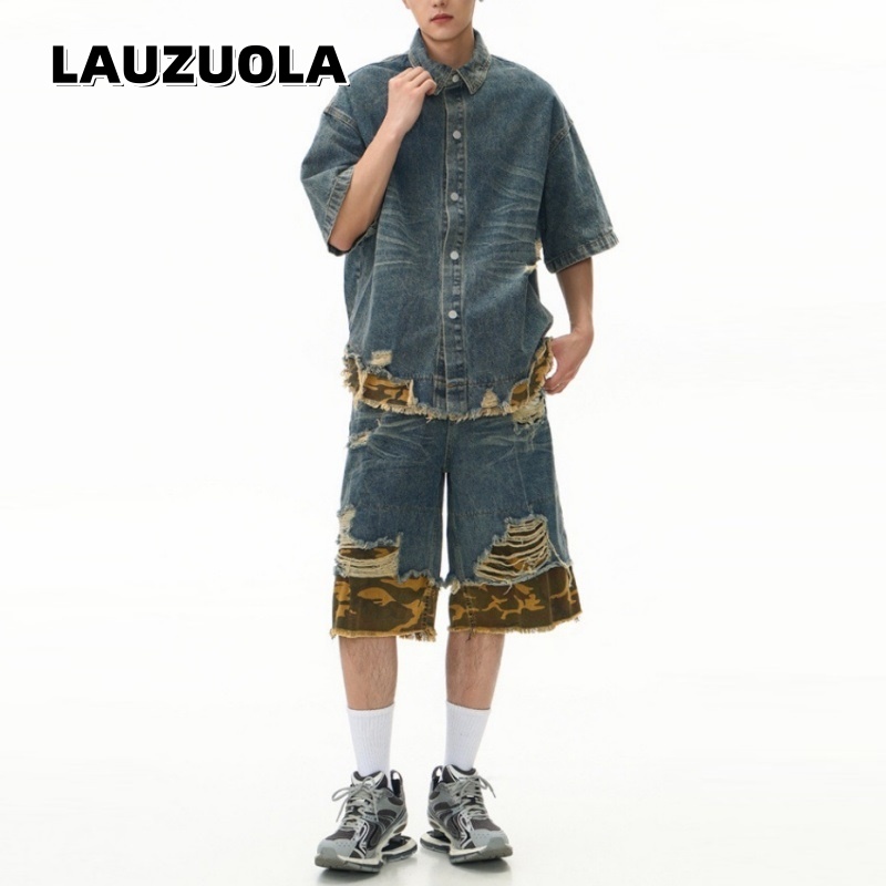 Ensemble chemise et short en j - Jeans avis et prix