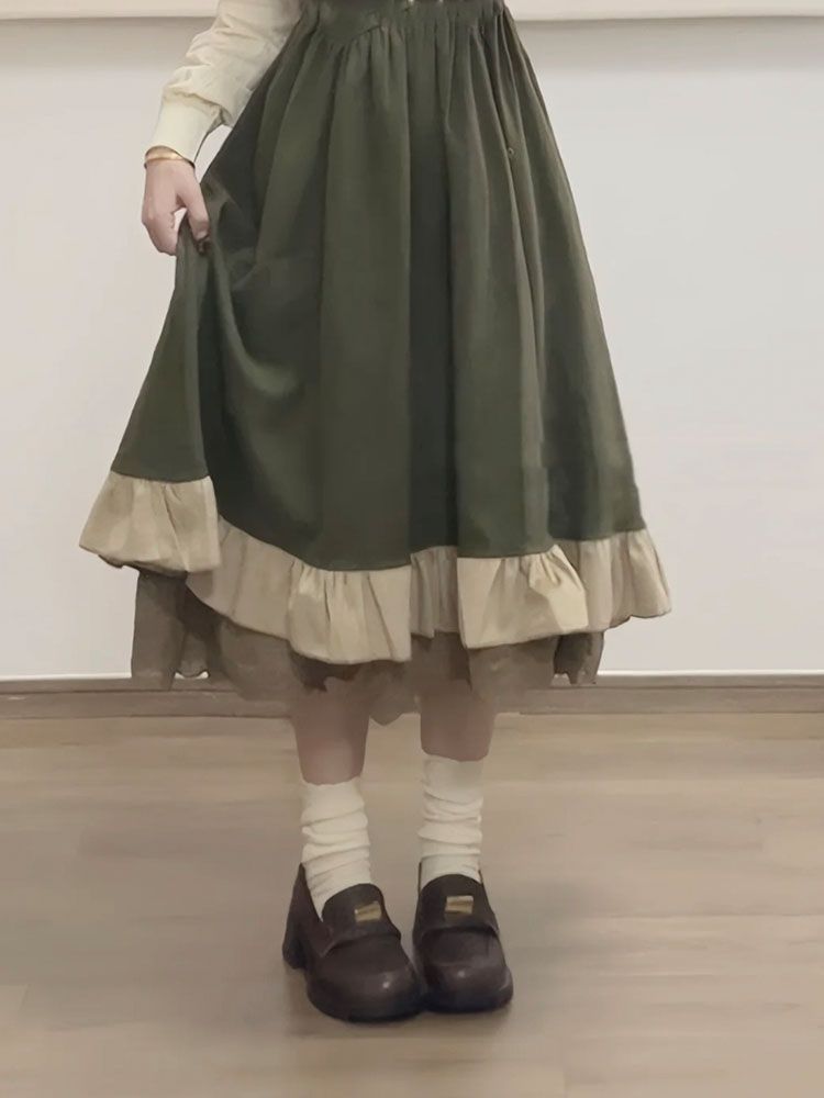 2025 nouveau japonais coréen K - Korean Style A Line Shirt Dress avis et prix